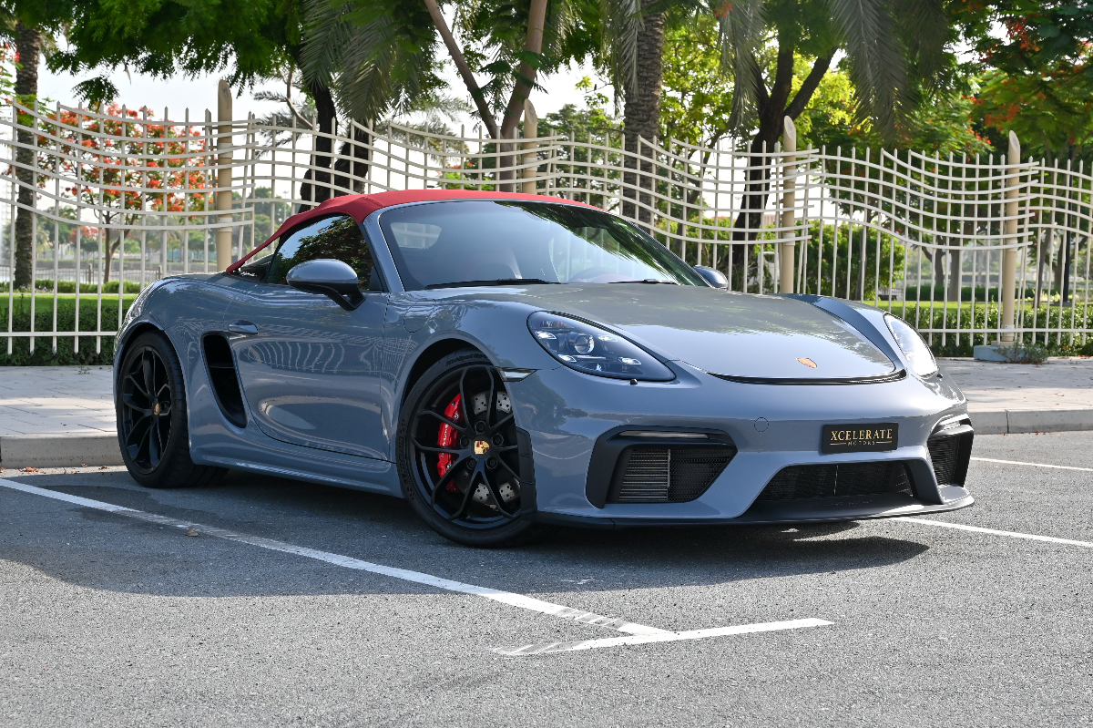 2023 Porsche 718 Boxster Spyder - pre-owned luxury car Dubai
